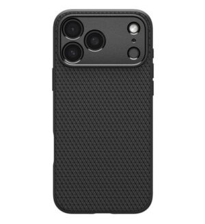 Противоударен Калъф за iPhone 17 Pro Max, SPIGEN Liquid Air Case, Черен