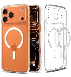 Magsafe Калъф за iPhone 17 Pro Max, SPIGEN Ultra Hybrid Case, Бял