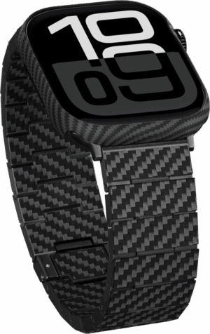 Карбонов Калъф за APPLE Watch 65mm, PITAKA Air Case, Black