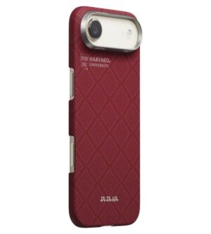 Magsafe Калъф за iPhone Air, Pitaka Edge Harvard Case Crimson, Червен