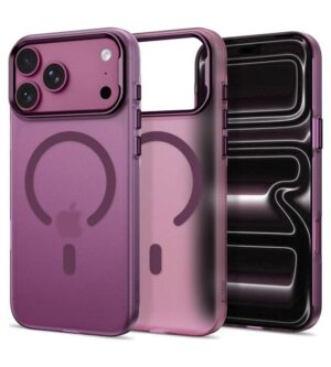 Magsafe Твърд Калъф за iPhone 18 Pro/ 17 Pro, Tech-Protect Magzero Case Burgundy, Бордо
