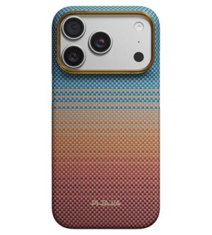 Magsafe Калъф за iPhone 18 Pro/ 17 Pro, Pitaka Edge Case Sunset2.0 California Dream01, Кафяв