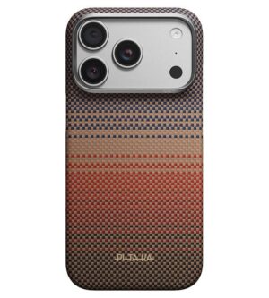 Magsafe Калъф за iPhone 18 Pro/ 17 Pro, Pitaka Edge Case Sunset, Кафяв