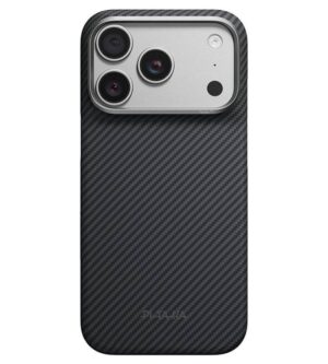 Magsafe Калъф за iPhone 18 Pro/ 17 Pro, Pitaka Edge Case Black/Grey, Черен