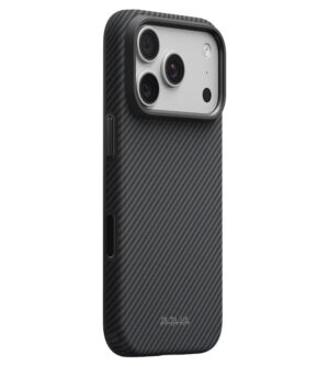 Magsafe Калъф за iPhone 18 Pro/ 17 Pro, Pitaka Summa Case Black/Grey, Черен
