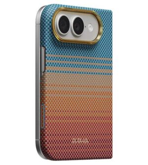 MagSafe Калъф за iPhone Duo, Pitaka Edge Case Sunset2.0 California Dream01, Кафяв