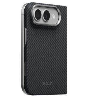 MagSafe Калъф за iPhone Duo, Pitaka Edge Case Black/Grey, Черен