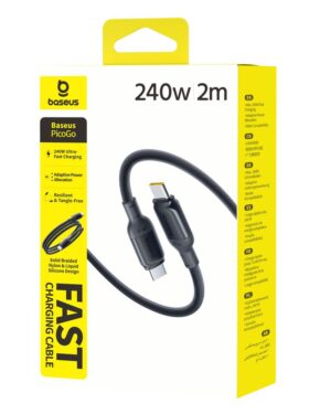 BASEUS Кабел Type-C - Type-C, 2м, 240W, PicoGo II /черен/